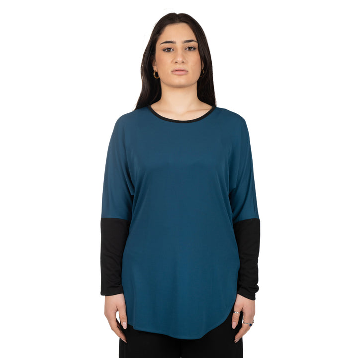 Oltre Tempo Maglia in jersey con contrasti Fino al 50% di sconto