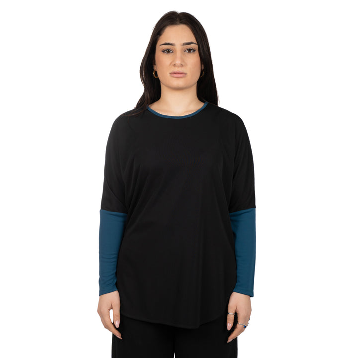 Oltre Tempo Maglia in jersey con contrasti Fino al 50% di sconto