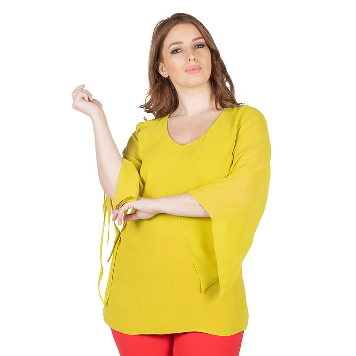 Oltre Tempo Casacca con maniche in georgette chiffon Limitato a 3 giorni