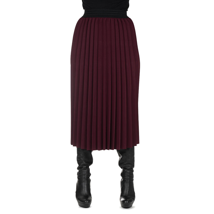 Oltre Tempo Gonna plissettata con elastico in vita Pezzi Unici