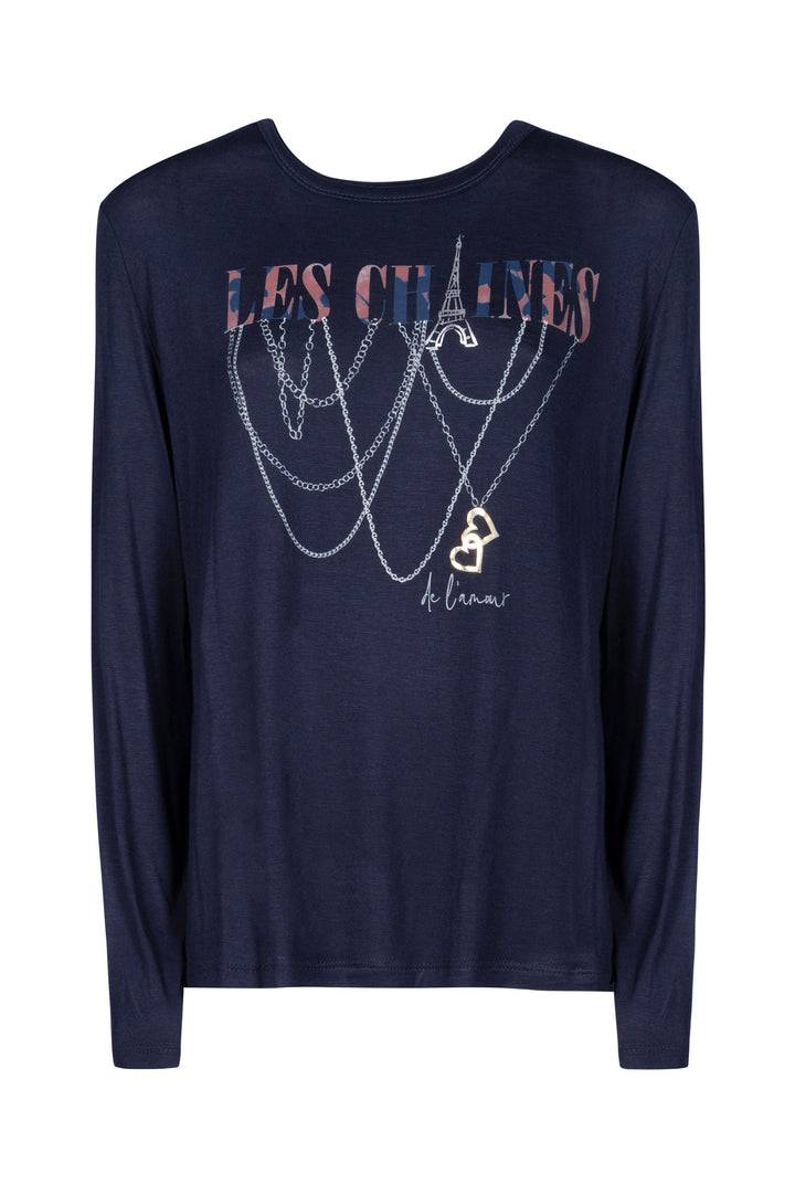 Oltre Tempo T-shirt in viscosa con stampa Convenienza