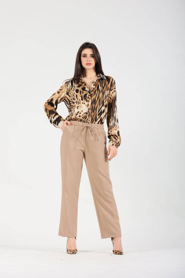 Oltre Tempo Pantalone in poliviscosa