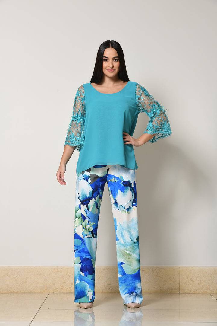 Oltre Tempo Casacca con maniche in pizzo chantilly