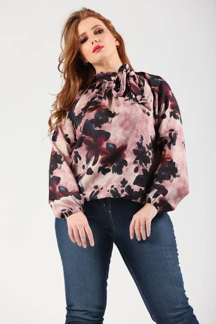 Oltre Tempo Casacca floreale con fusciacca Offerta natalizia