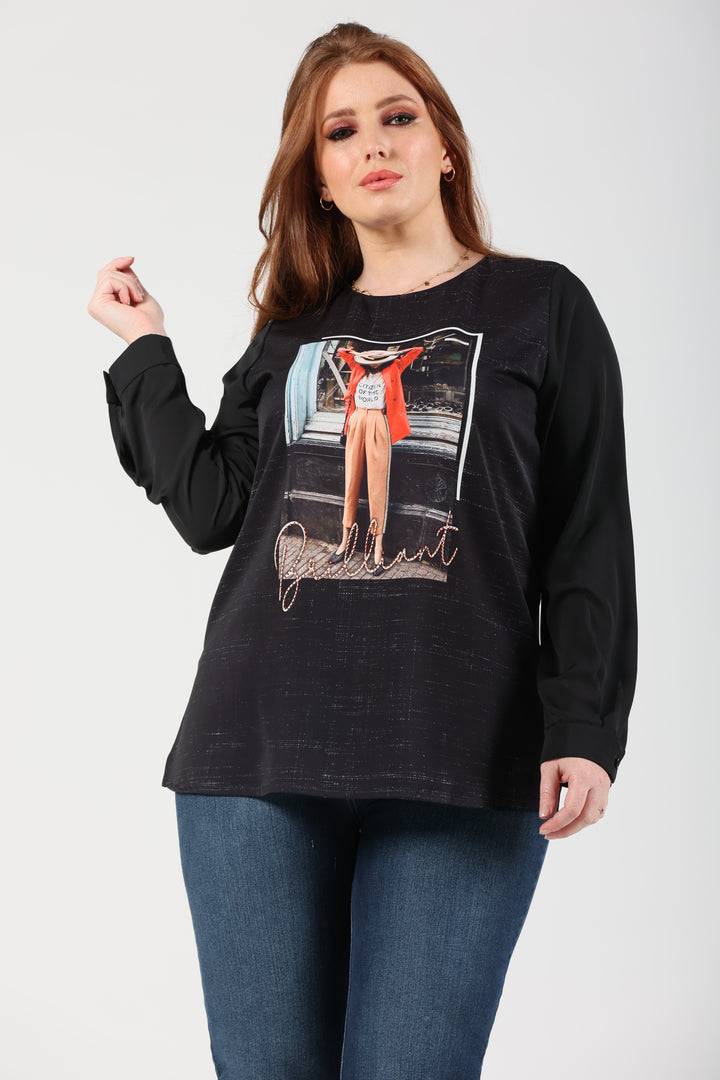 Oltre Tempo Casacca con stampa