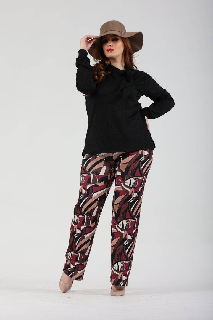 Oltre Tempo Maglia in lurex con fusciacca al collo Offerta Anniversario