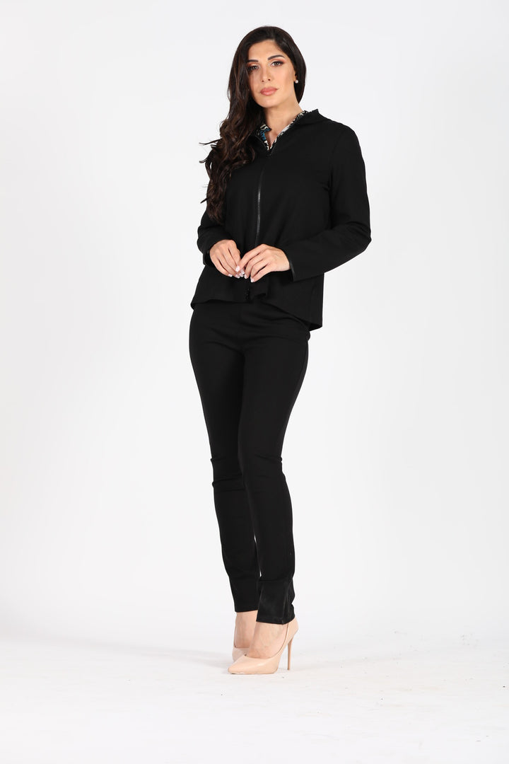 Oltre Tempo Giubbotto over con passamaneria fashion al dietro