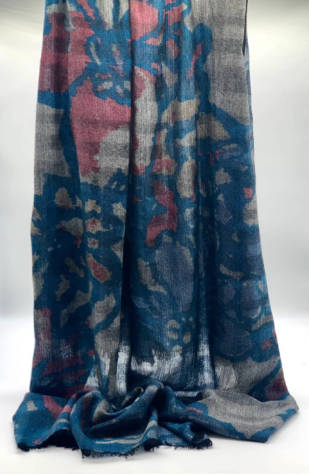 Ordi.to Accessori WARHOL BLU - Sciarpa in lana Moda