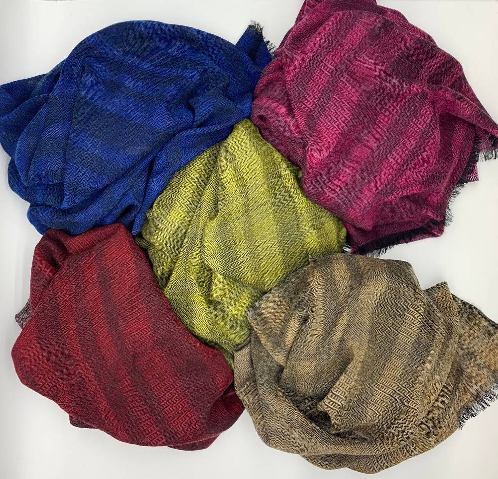 Ordi.to Accessori PICASSO ROSSO - Sciarpa in lana Qualità