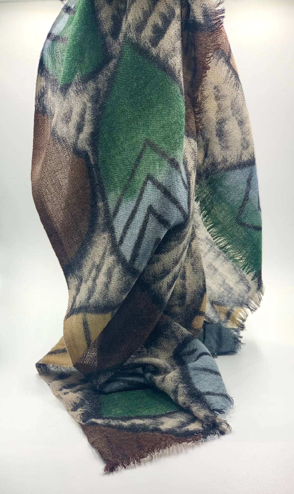 Ordi.to Accessori HARING VERDE - Sciarpa in lana Convenienza