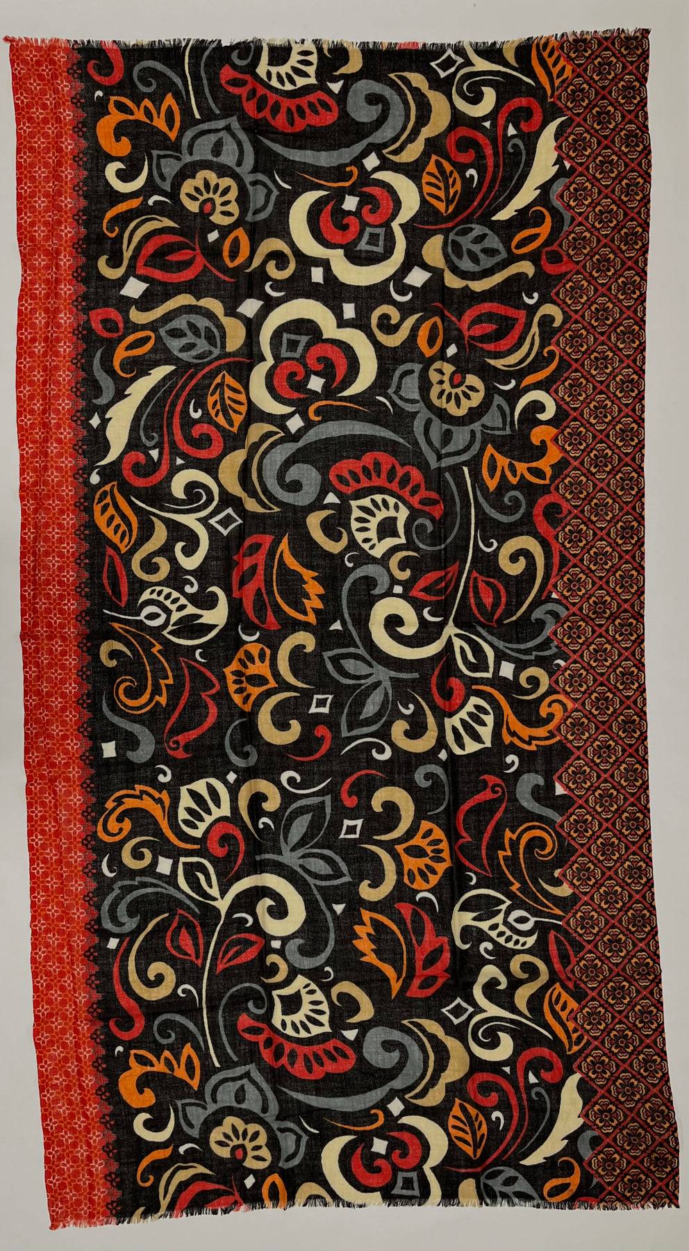 Ordi.to Accessori GAUGUIN NERA - Sciarpa in lana Novità