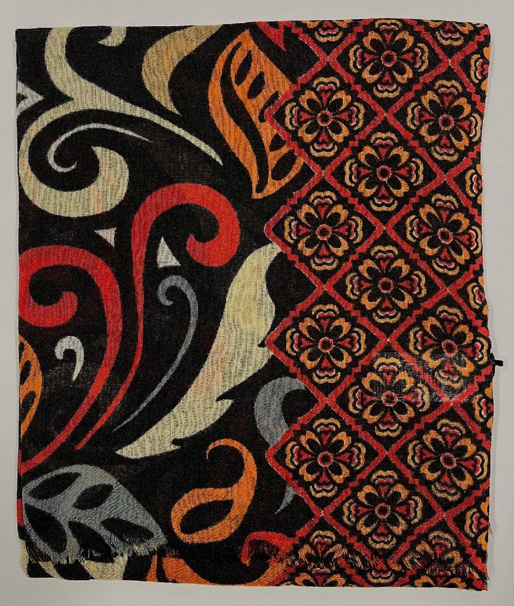 Ordi.to Accessori GAUGUIN NERA - Sciarpa in lana Novità
