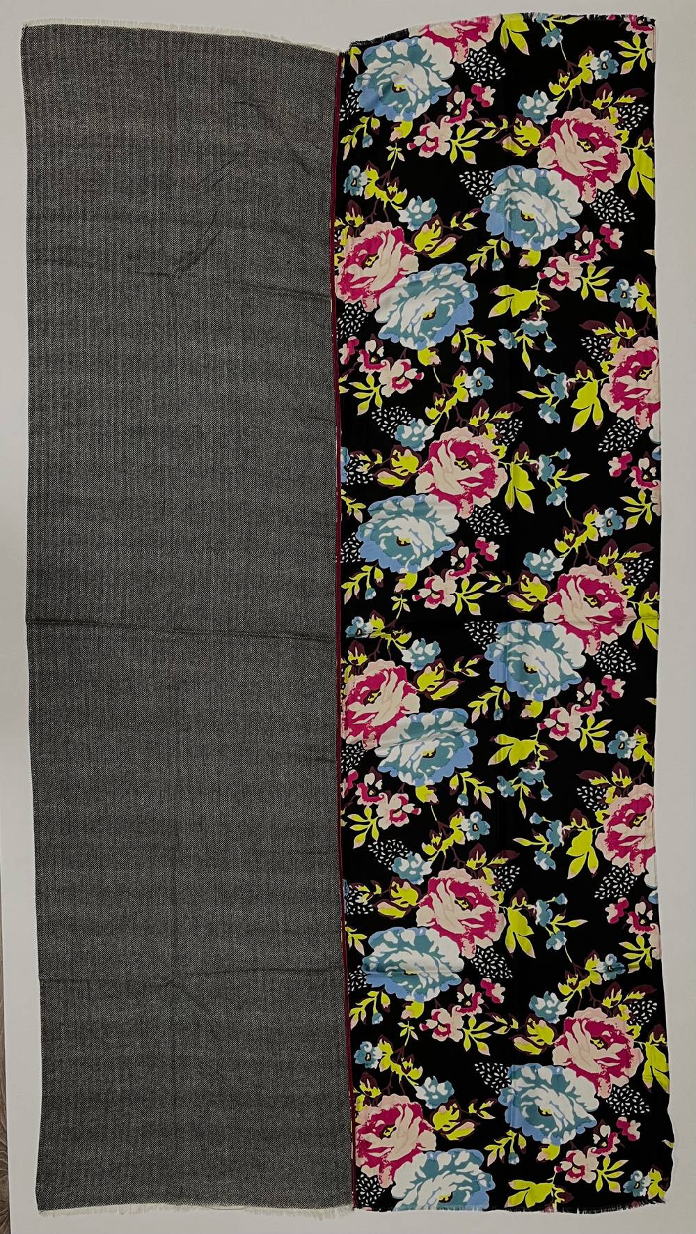 Ordi.to Accessori CANOVA FUCHSIA - Sciarpa in Seta e Lana Offerte