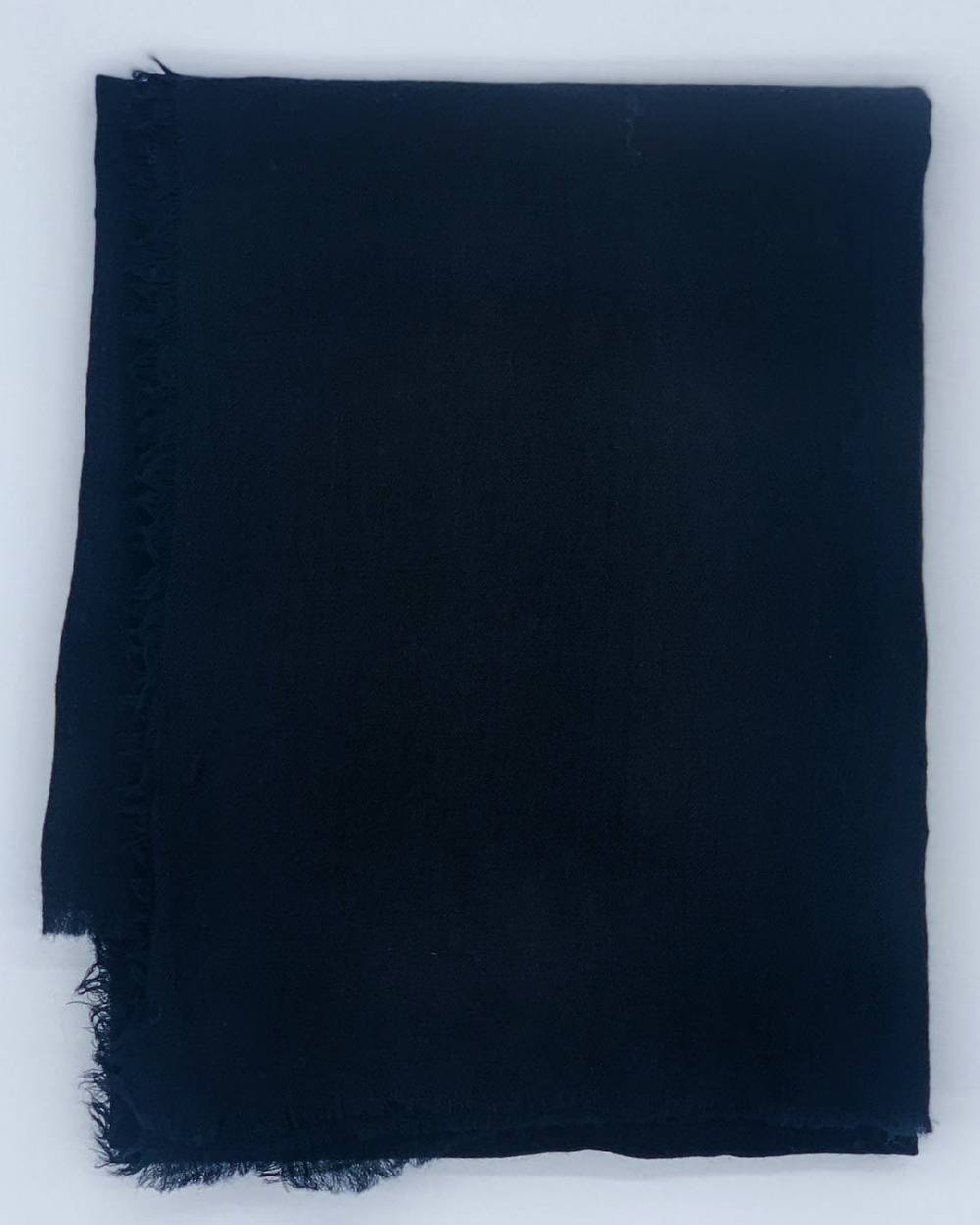 Ordi.to Accessori EARTH NERA - Sciarpa tinta unita Lana Italy