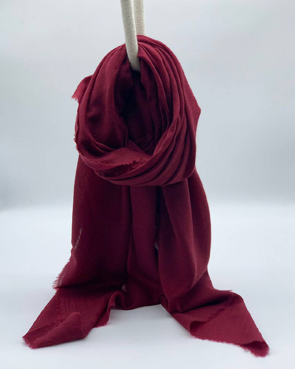 Ordi.to Accessori EARTH BORDEAUX - Sciarpa tinta unita Lana