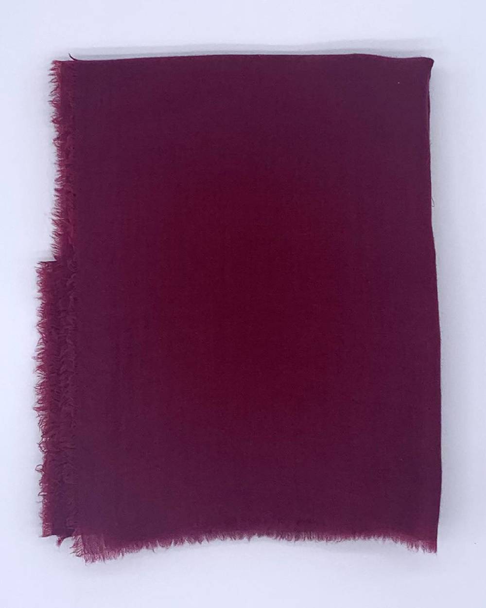 Ordi.to Accessori EARTH BORDEAUX - Sciarpa tinta unita Lana Italia