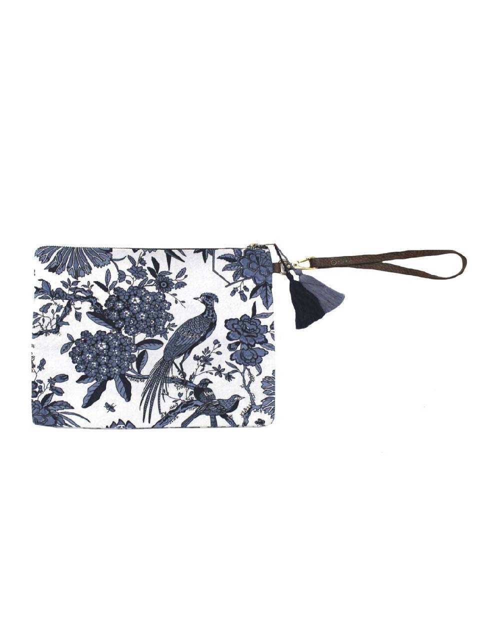 Ordi.to Accessori POCHETTE ORDI.NA - STAMPA GIGLIO BLU Promozione Limitata