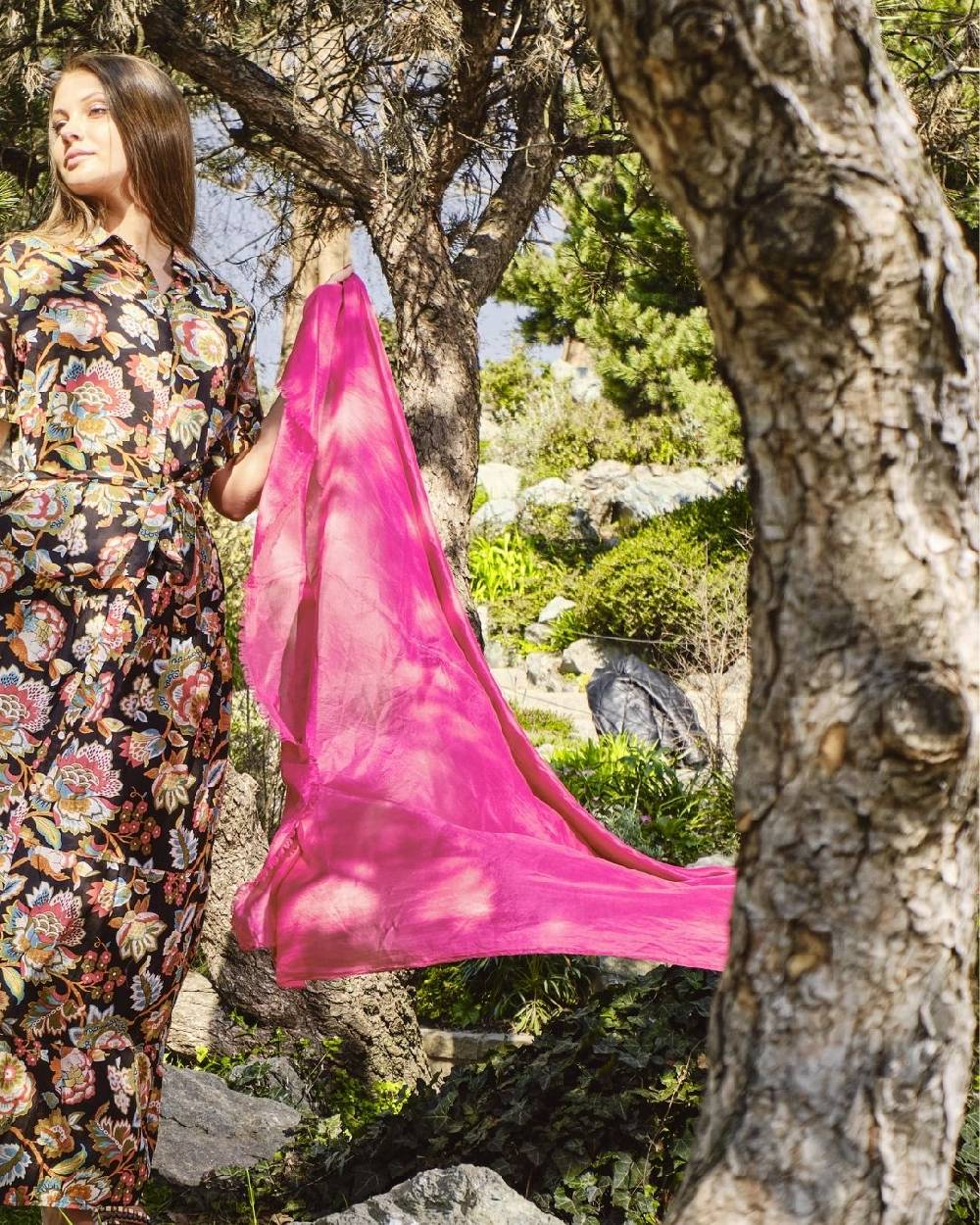 Ordi.to Accessori SOUFFLE' - STOLA SETA UNITA AZALEA Negozio online di fabbrica