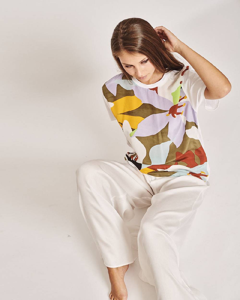 Ordi.to Accessori SUE FIORDALISO -T-SHIRT STAMPATA Economico