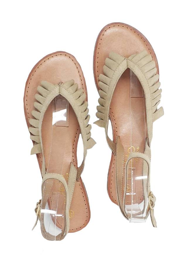 Ordi.to Accessori TENERIFE- infradito pelle plisse' Saldi Di Fabbrica