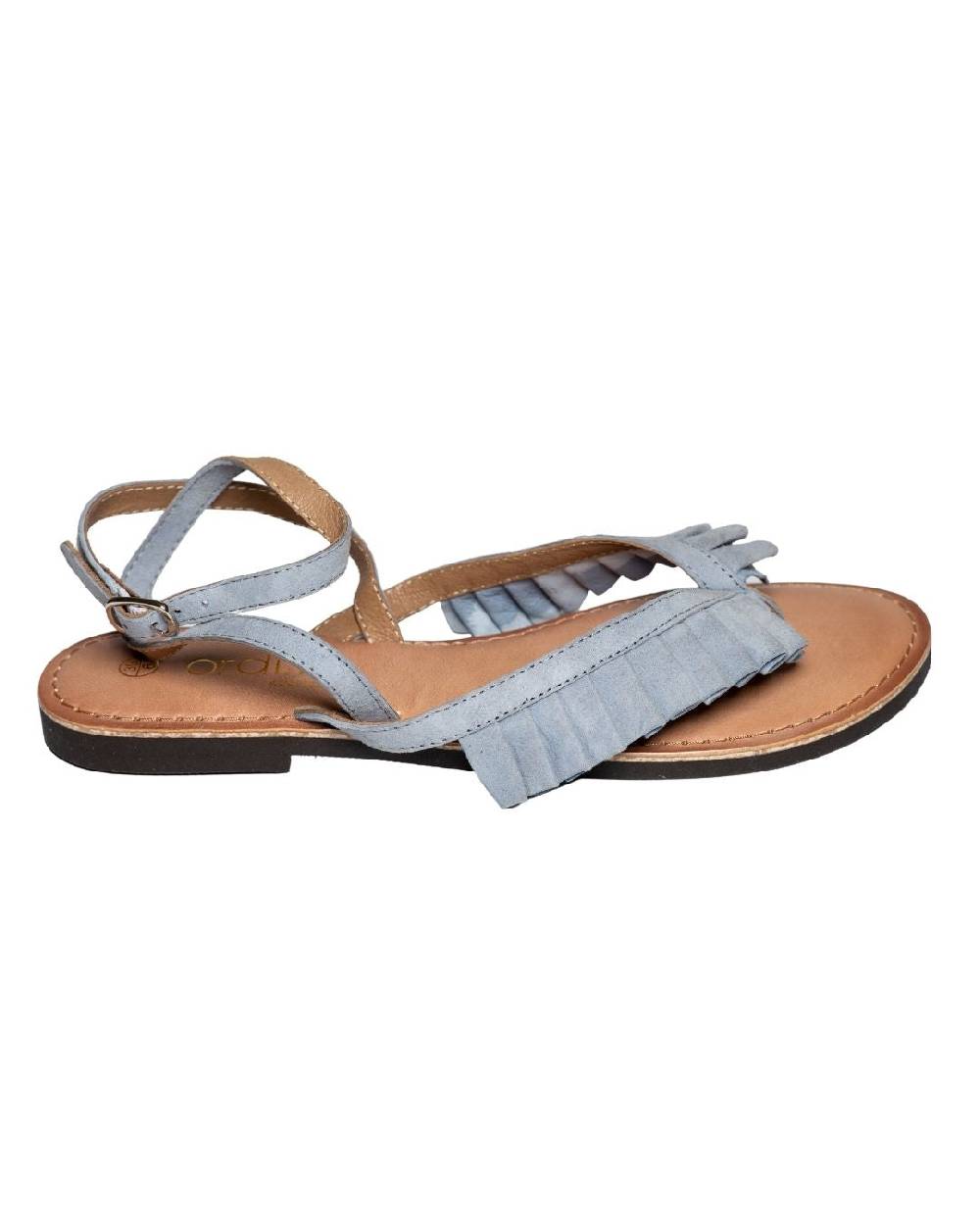 Ordi.to Accessori TENERIFE- infradito pelle plisse' Saldi Di Fabbrica