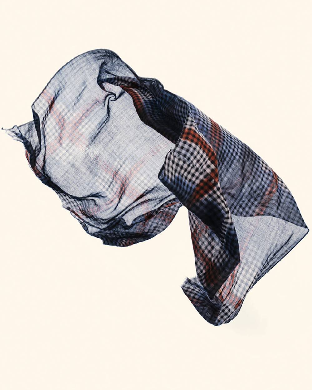 Ordi.to Accessori EDIMBURGO BLU - Sciarpa Unisex in lana Negozi Online