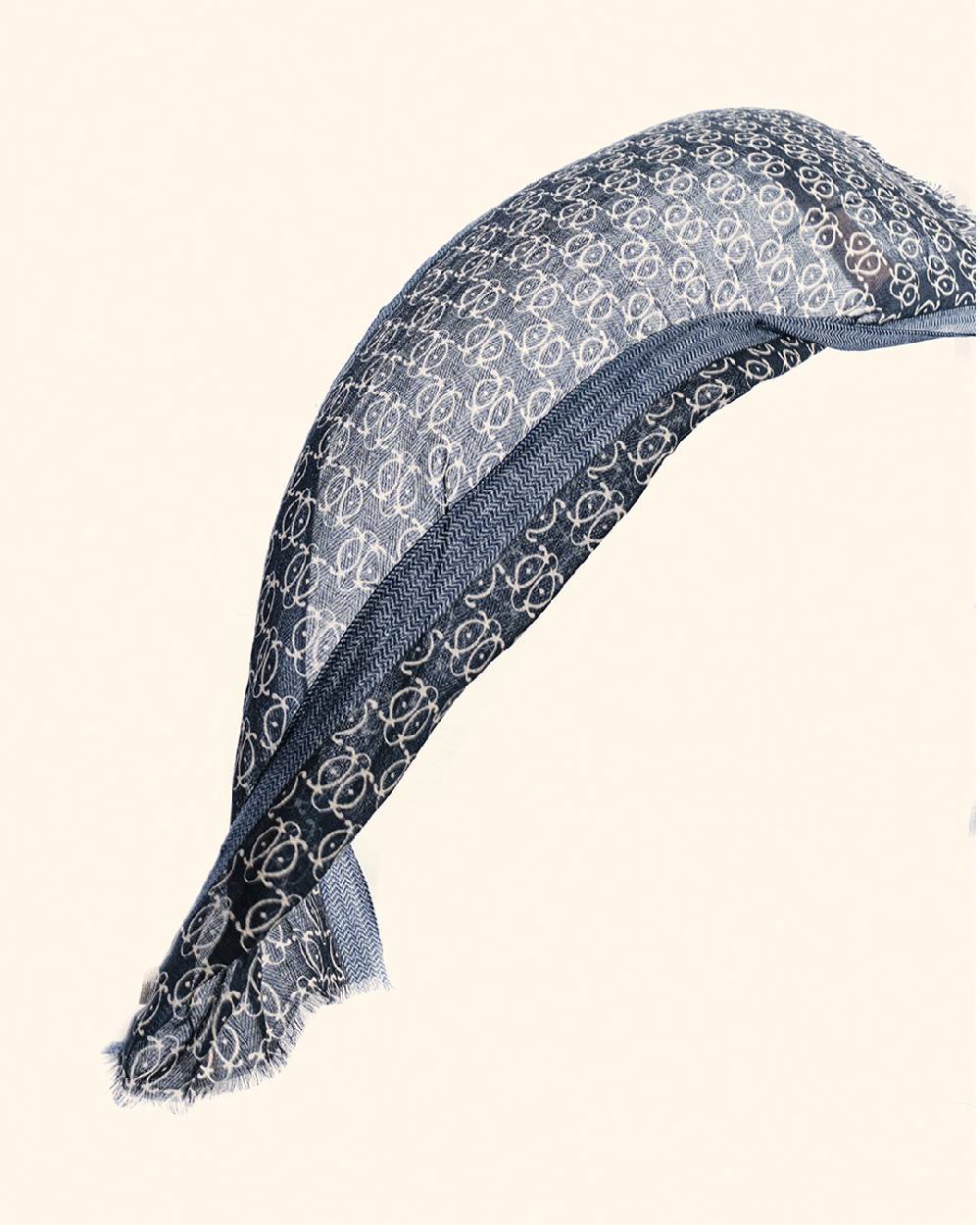 Ordi.to Accessori BUDAPEST BLU - Sciarpa Unisex in lana Outlet