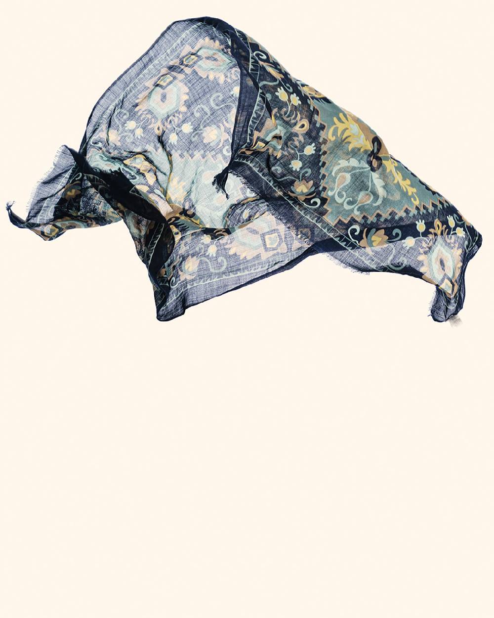 Ordi.to Accessori AQUILONE BLU - Sciarpa Unisex in lana In Vendita