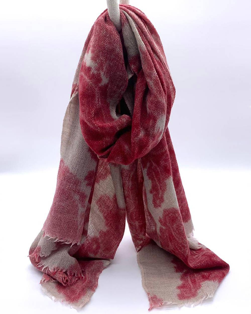 Ordi.to Accessori ALISEI ROSSA- Sciarpa Unisex in Cachemire e lana Vendita Economica
