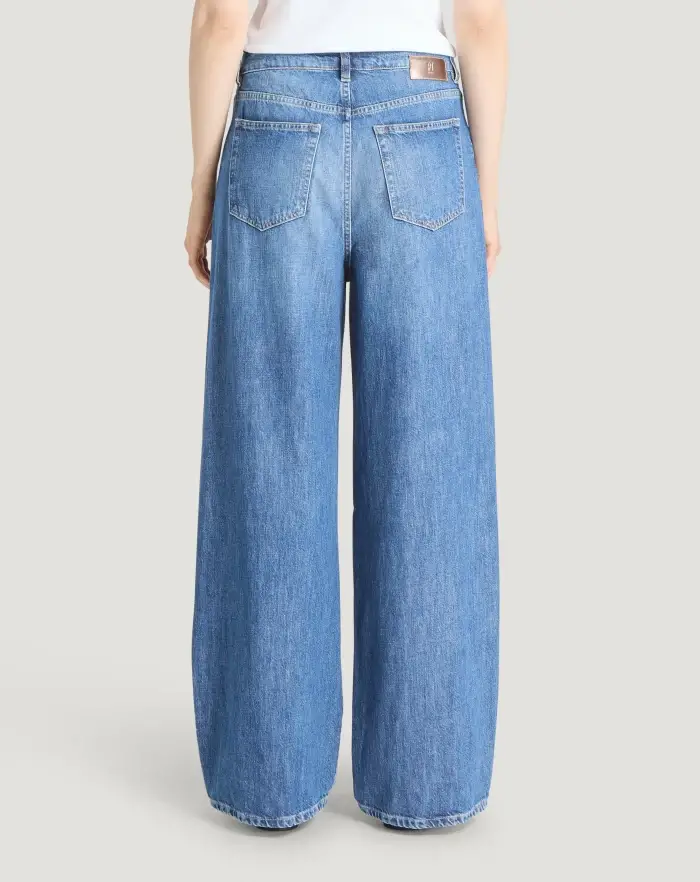 Pantaloni Torino Jeans Miley in denim di cotone Qualità Garantita