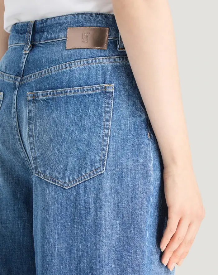 Pantaloni Torino Jeans Miley in denim di cotone Qualità Garantita