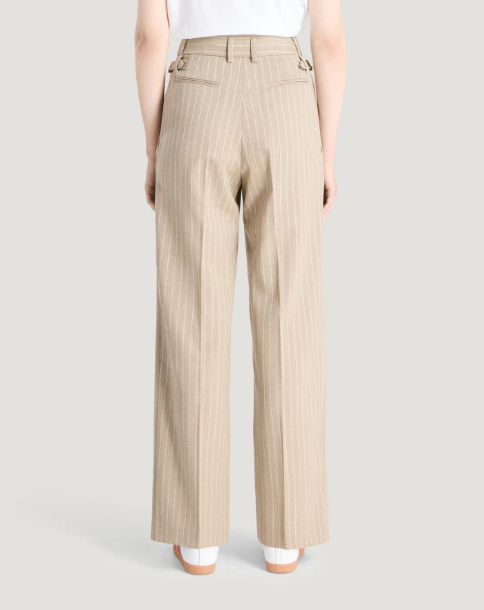 Pantaloni Torino Pantaloni Isabel in lana mouliné Promozione Limitata