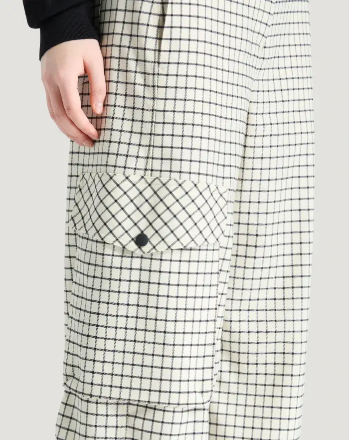 Pantaloni Torino Pantaloni Giselle in lana stretch check Novità