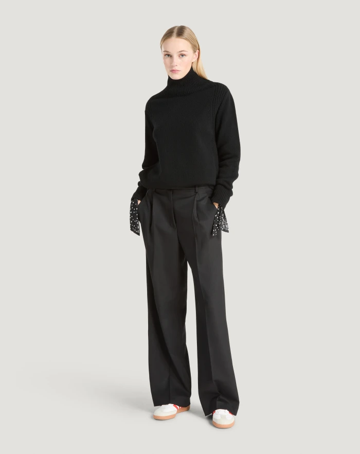 Pantaloni Torino Pantaloni Isabel in lana stretch Offerta
