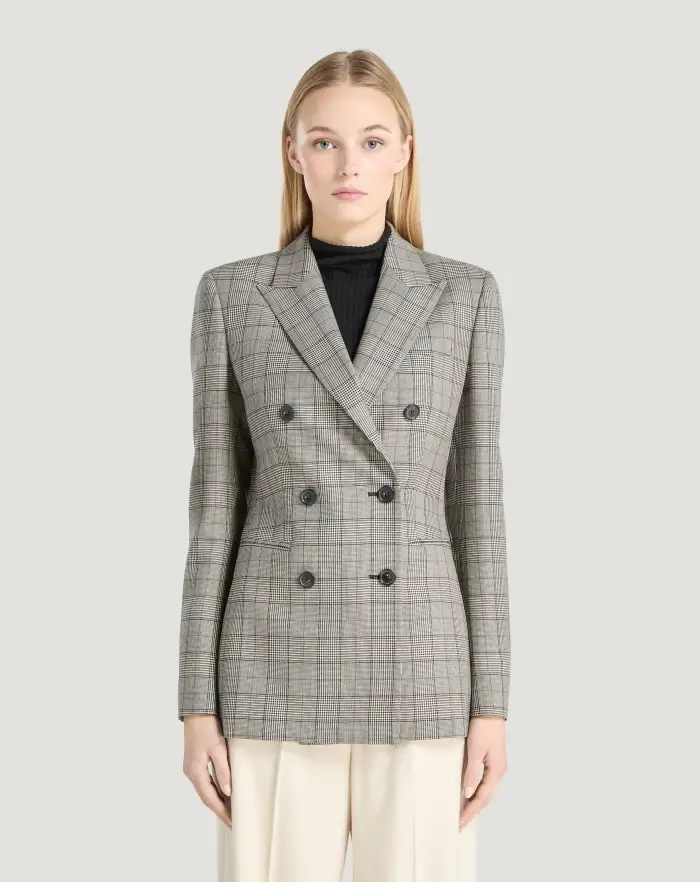 Pantaloni Torino Blazer in lana check
