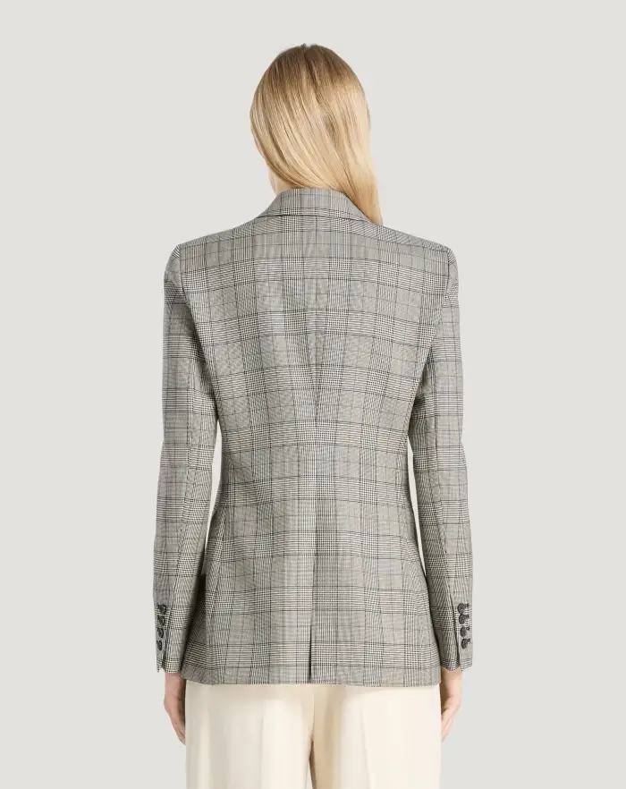 Pantaloni Torino Blazer in lana check Economico