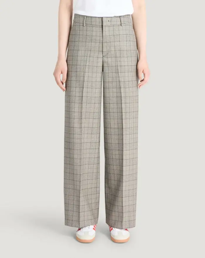Pantaloni Torino Pantaloni Lorenza in lana check Online