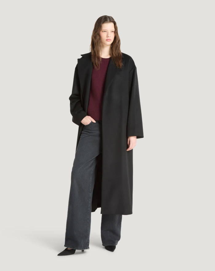 Pantaloni Torino Jeans Miley in black denim In Vendita