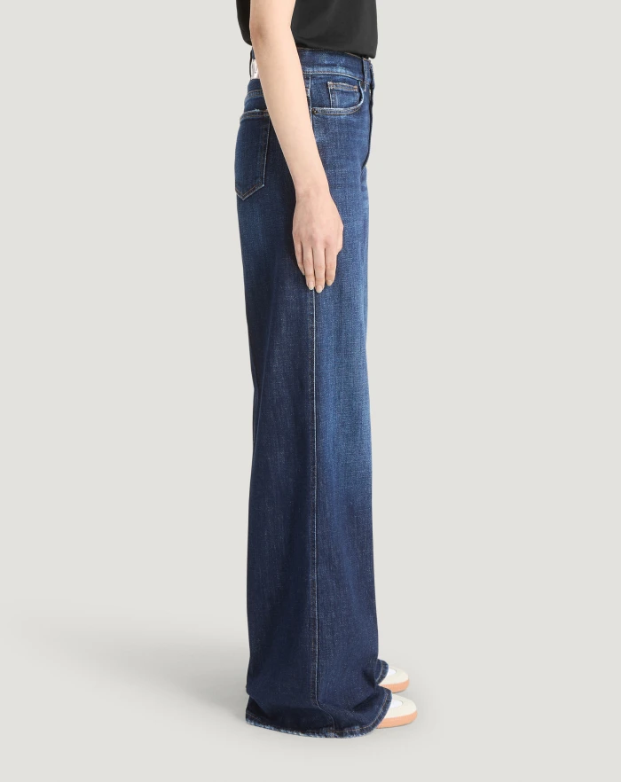 Pantaloni Torino Jeans Cyndi in denim loose Saldi