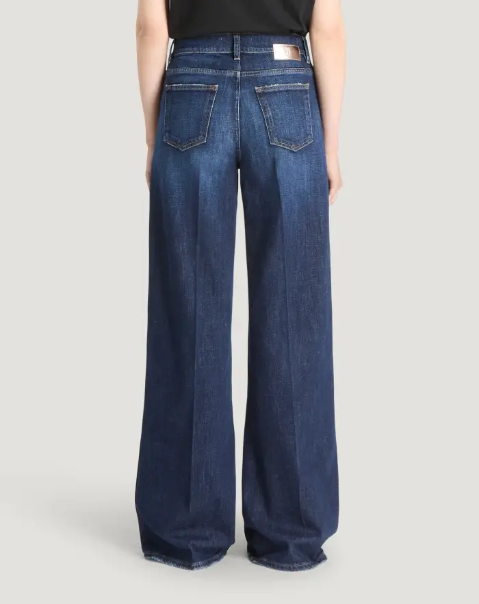 Pantaloni Torino Jeans Cyndi in denim loose Saldi