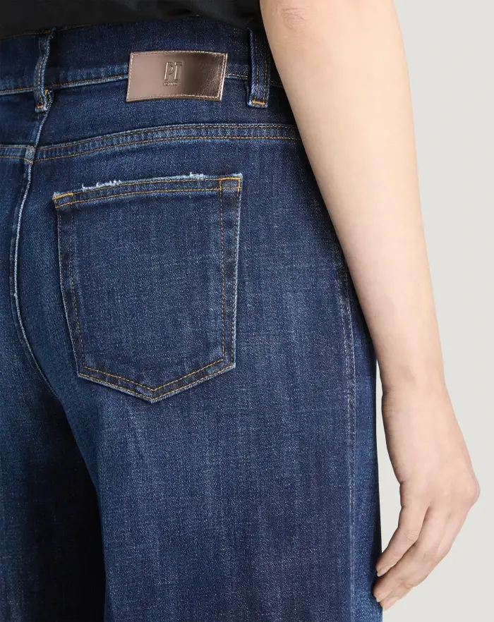 Pantaloni Torino Jeans Cyndi in denim loose Saldi