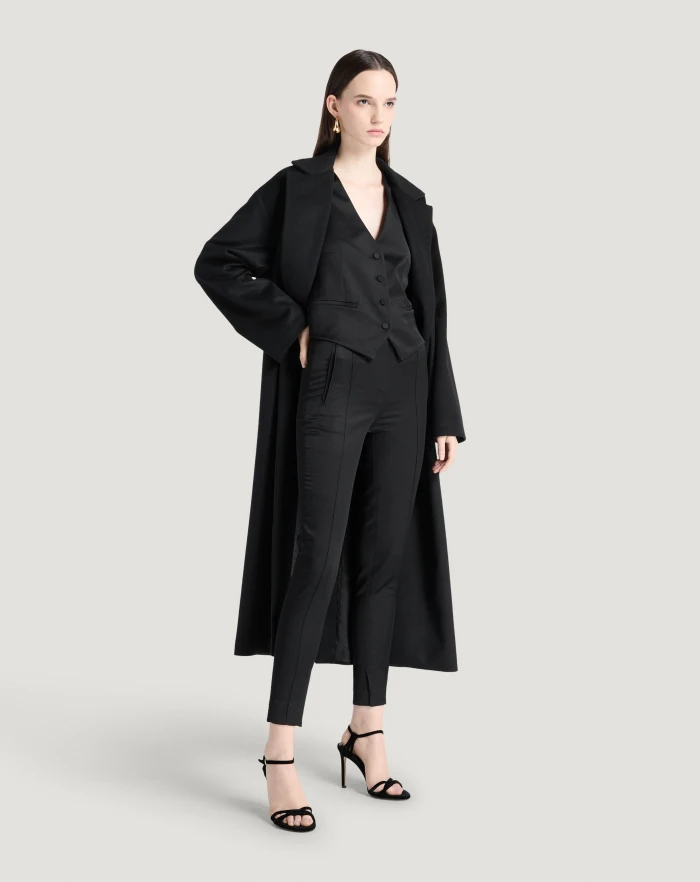 Pantaloni Torino Pantaloni Frida in satin fluido Offerte