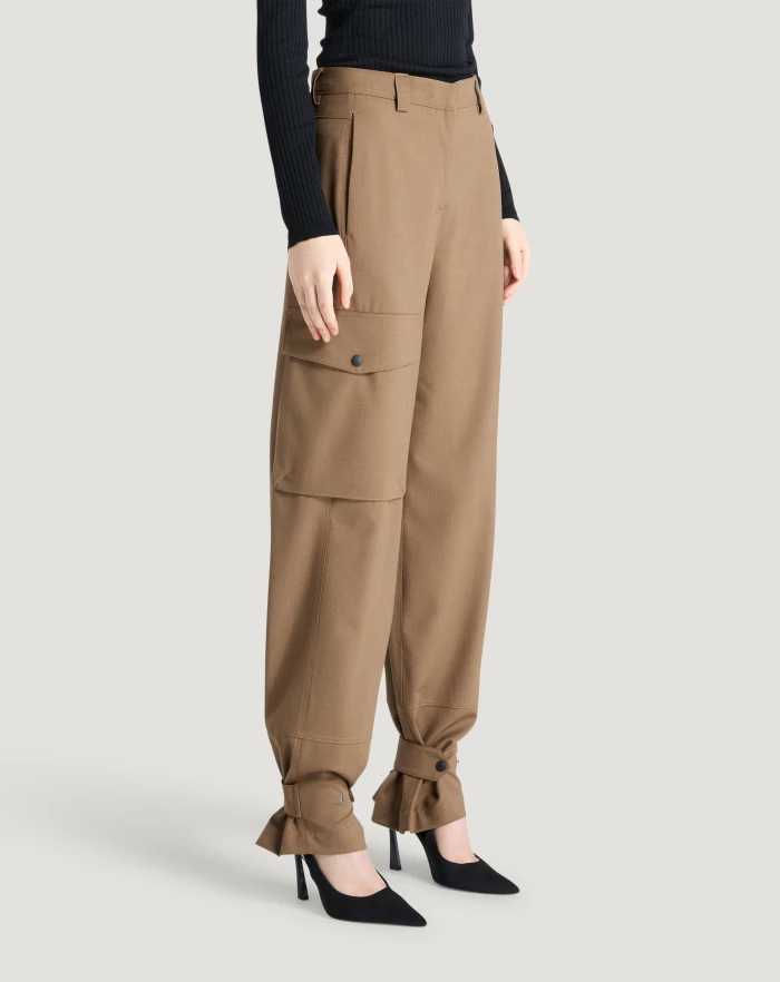 Pantaloni Torino Pantaloni Giselle in tecno lana Vendita Calda