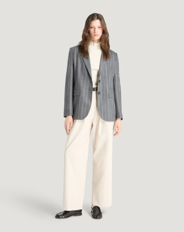 Pantaloni Torino Pantaloni Frankie in twill Saldi Di Fabbrica