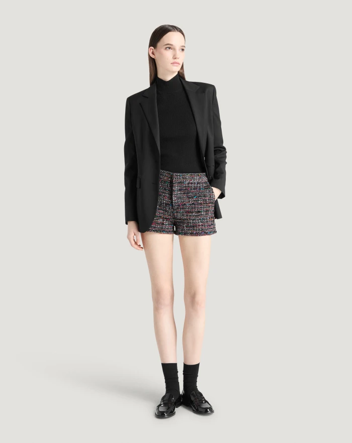 Pantaloni Torino Shorts Julie in tweed multicolor Negozio