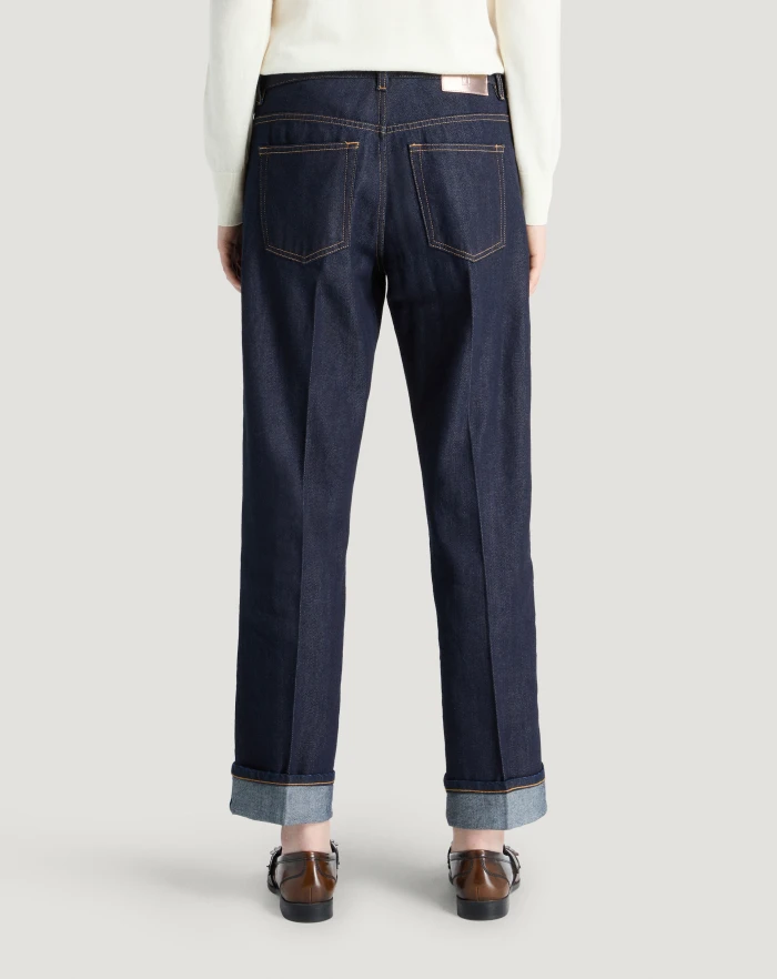 Pantaloni Torino Jeans Tina in denim supersoft In Saldo