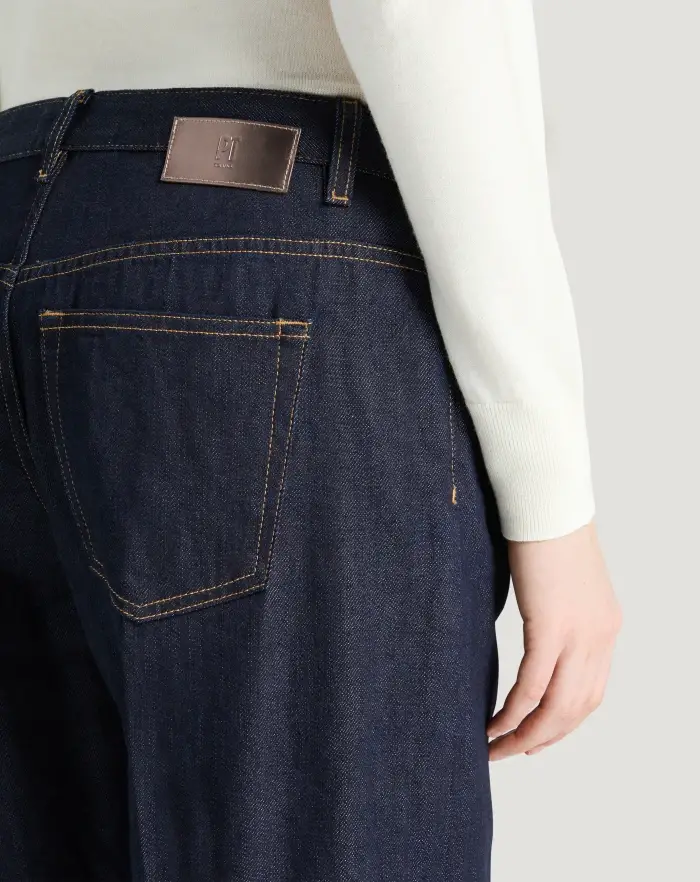 Pantaloni Torino Jeans Tina in denim supersoft In Saldo