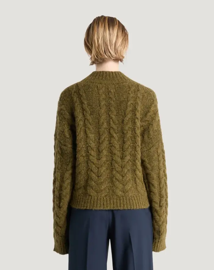 Pantaloni Torino Maglia boxy in misto alpaca Soddisfazione Garantita