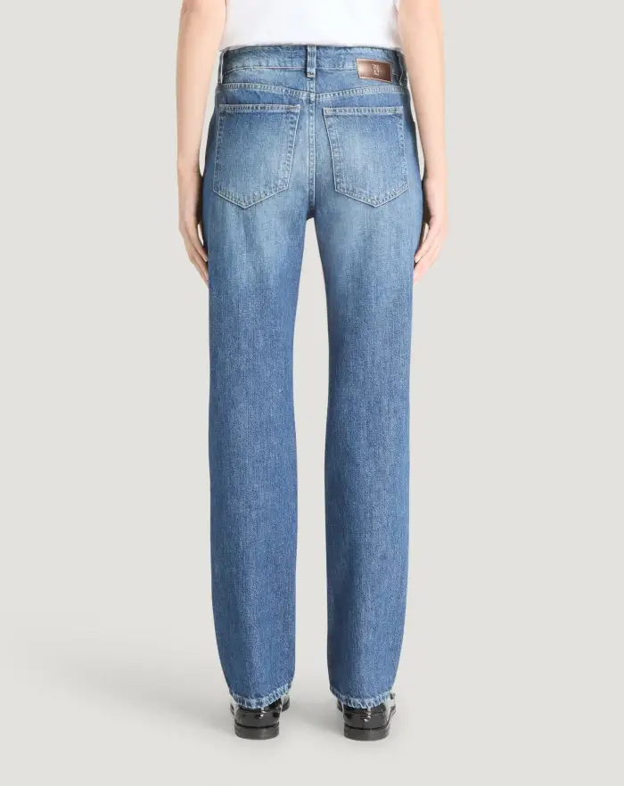 Pantaloni Torino Jeans Alanis in denim di cotone Negozi Online