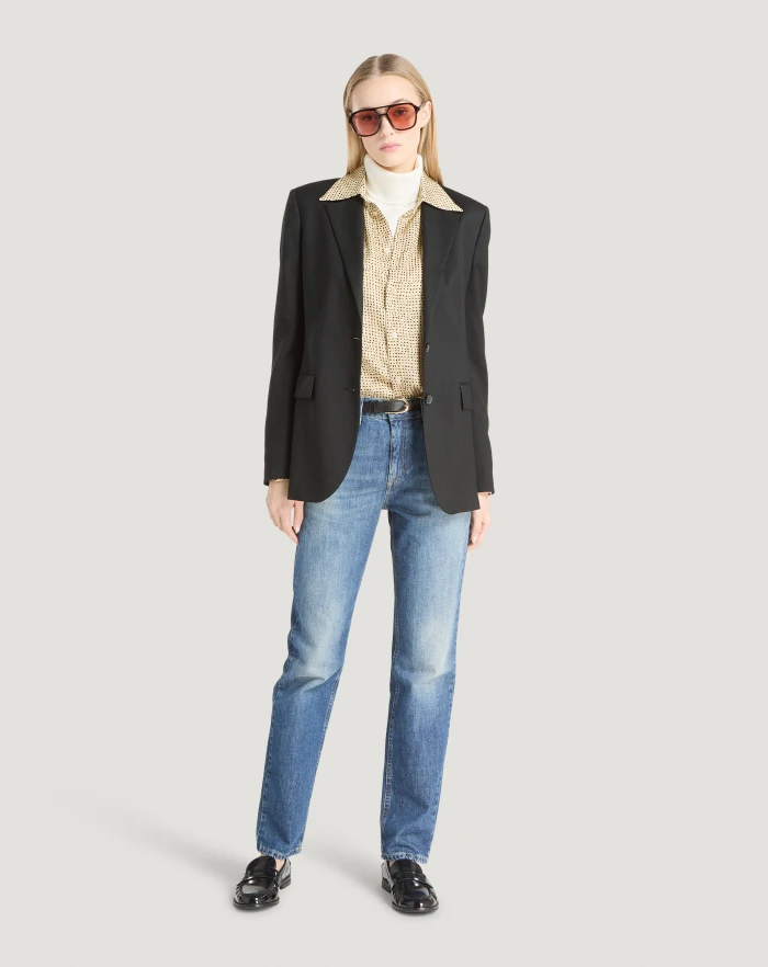 Pantaloni Torino Jeans Alanis in denim di cotone Negozi Online